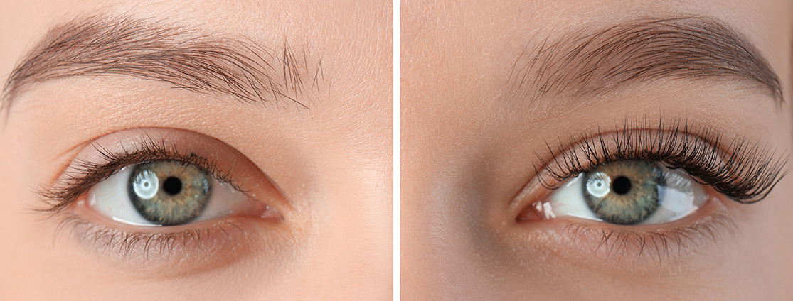 Risultati laminazione ciglia vegana